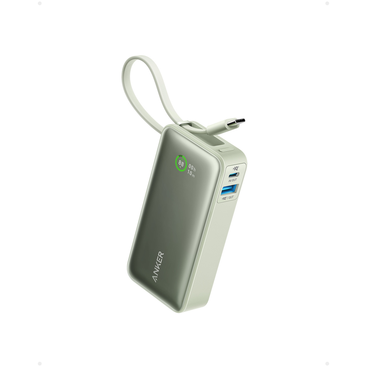 Anker 545 Nano Power Bank 10000mAh PD 30W Powerbank Groen afbeelding