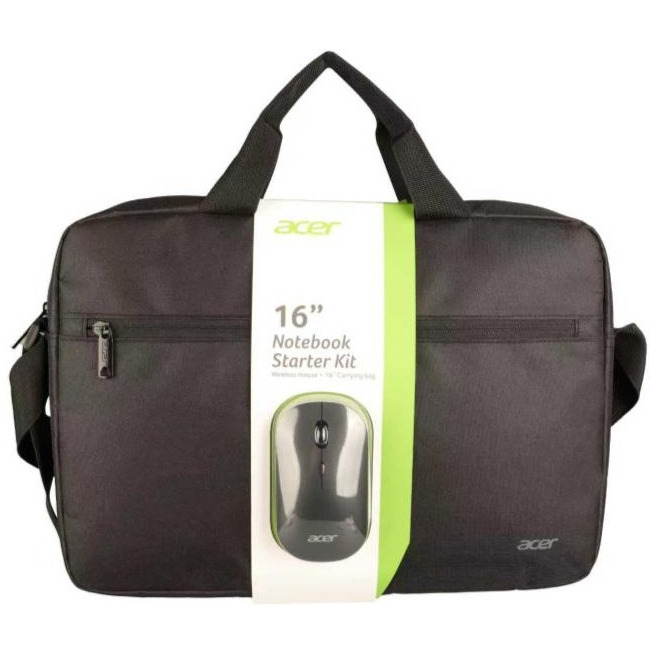 Acer Notebook Starter Kit 16 inch Bag + Wireless Mouse Laptop tas