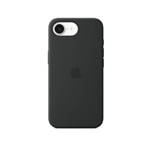 Apple iPhone 16e Silicone Case Telefoonhoesje Zwart afbeelding