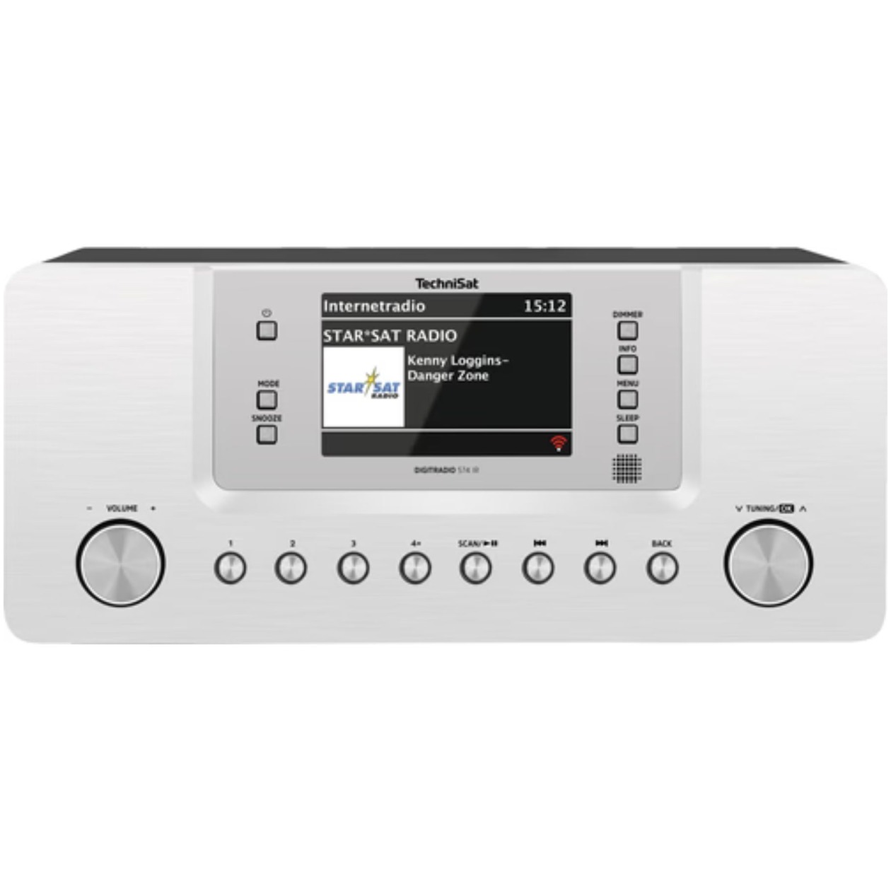 TechniSat Digitradio 574 IR Hybride radio Zilver afbeelding