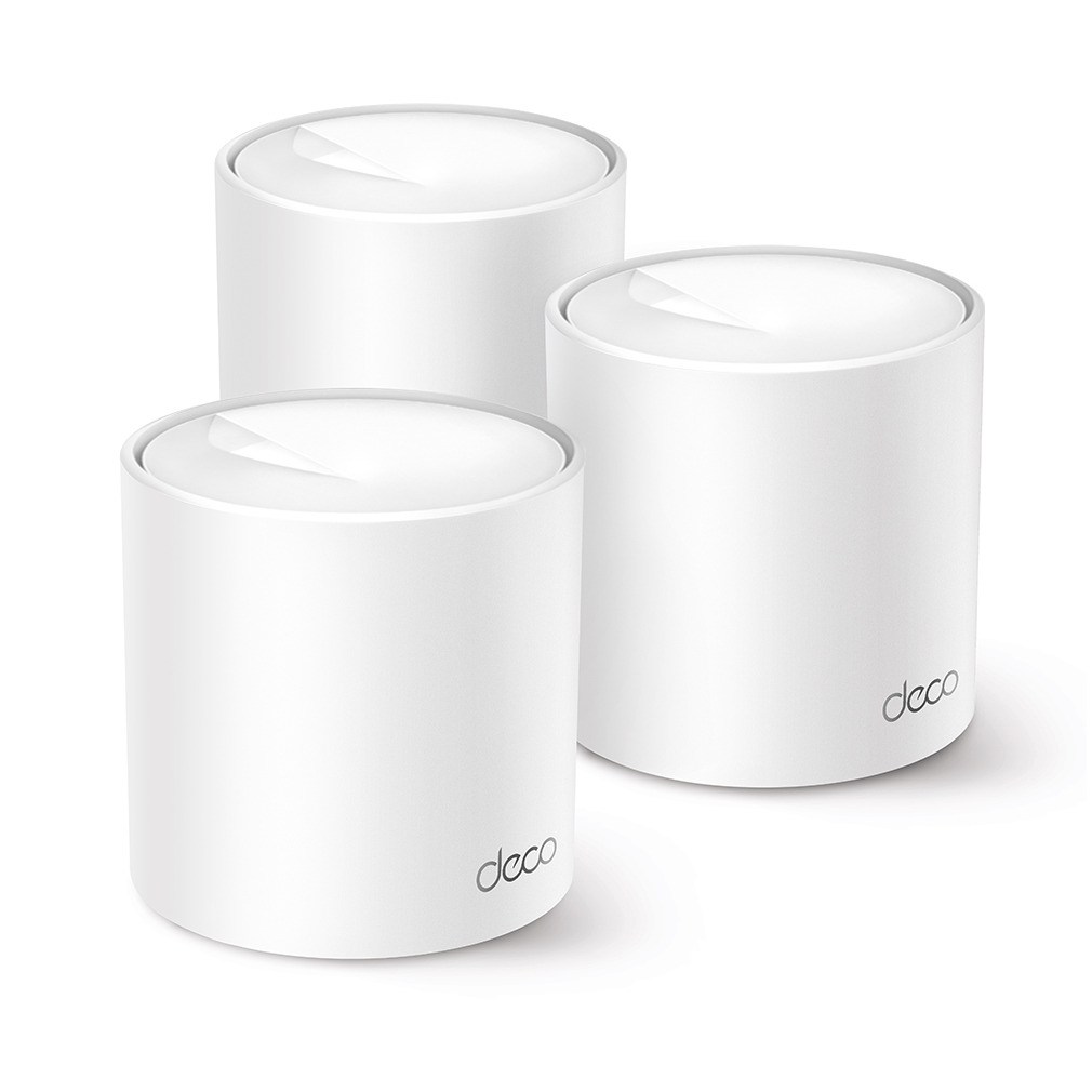 TP-Link Deco X10 WiFi 6 Mesh Systeem (3-pack) Mesh router Wit afbeelding