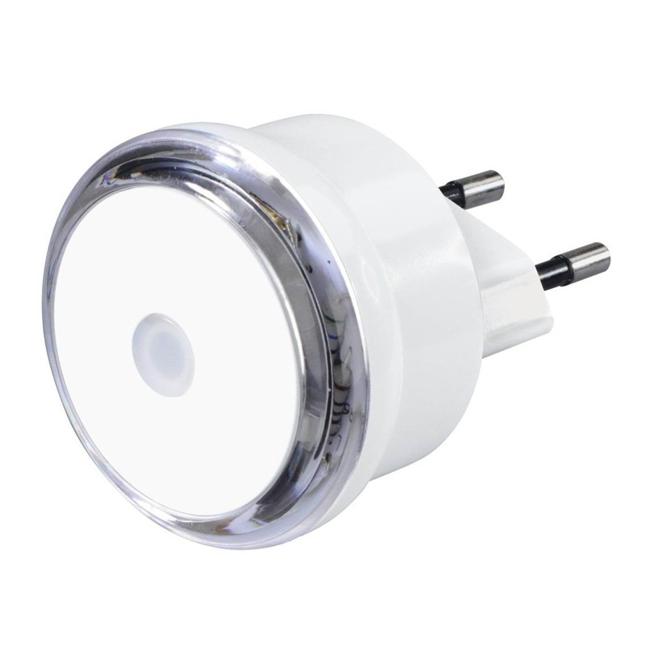 Hama Led-nachtlampje Basic met stekker, schemersensor, energiebesp. Wit afbeelding