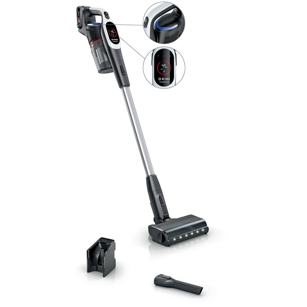 Bosch BCS931WBA Steelstofzuiger zonder zak Wit afbeelding