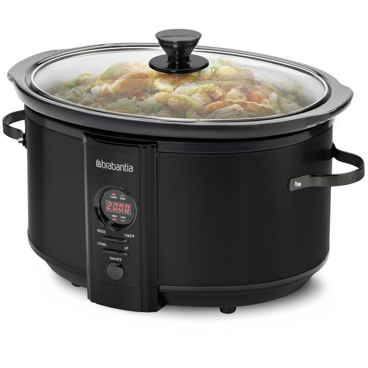 Brabantia BBEK1083MB Slowcooker Zwart afbeelding