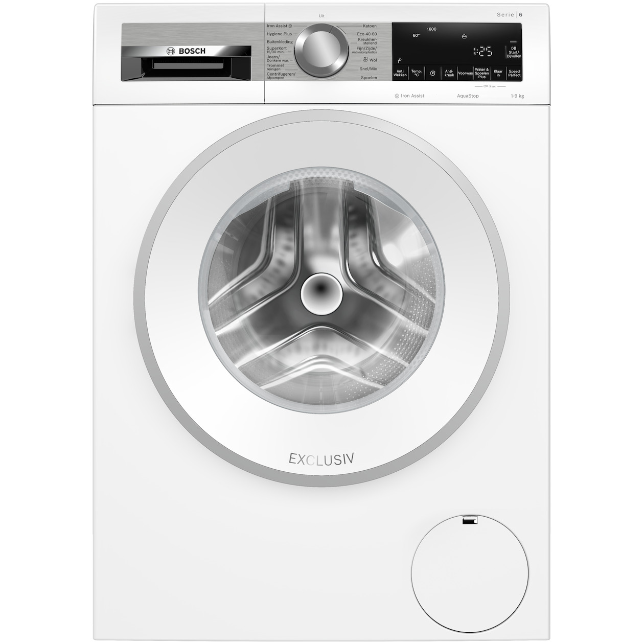 Bosch WGG246ZSNL EXCLUSIV Wasmachine Wit afbeelding