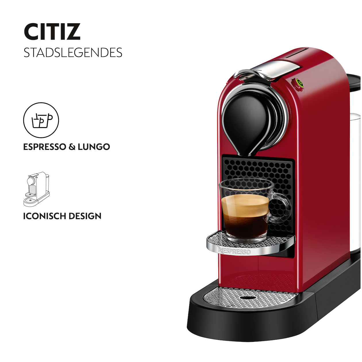Krups Nespresso XN7415 Nespresso Rood, foto 3