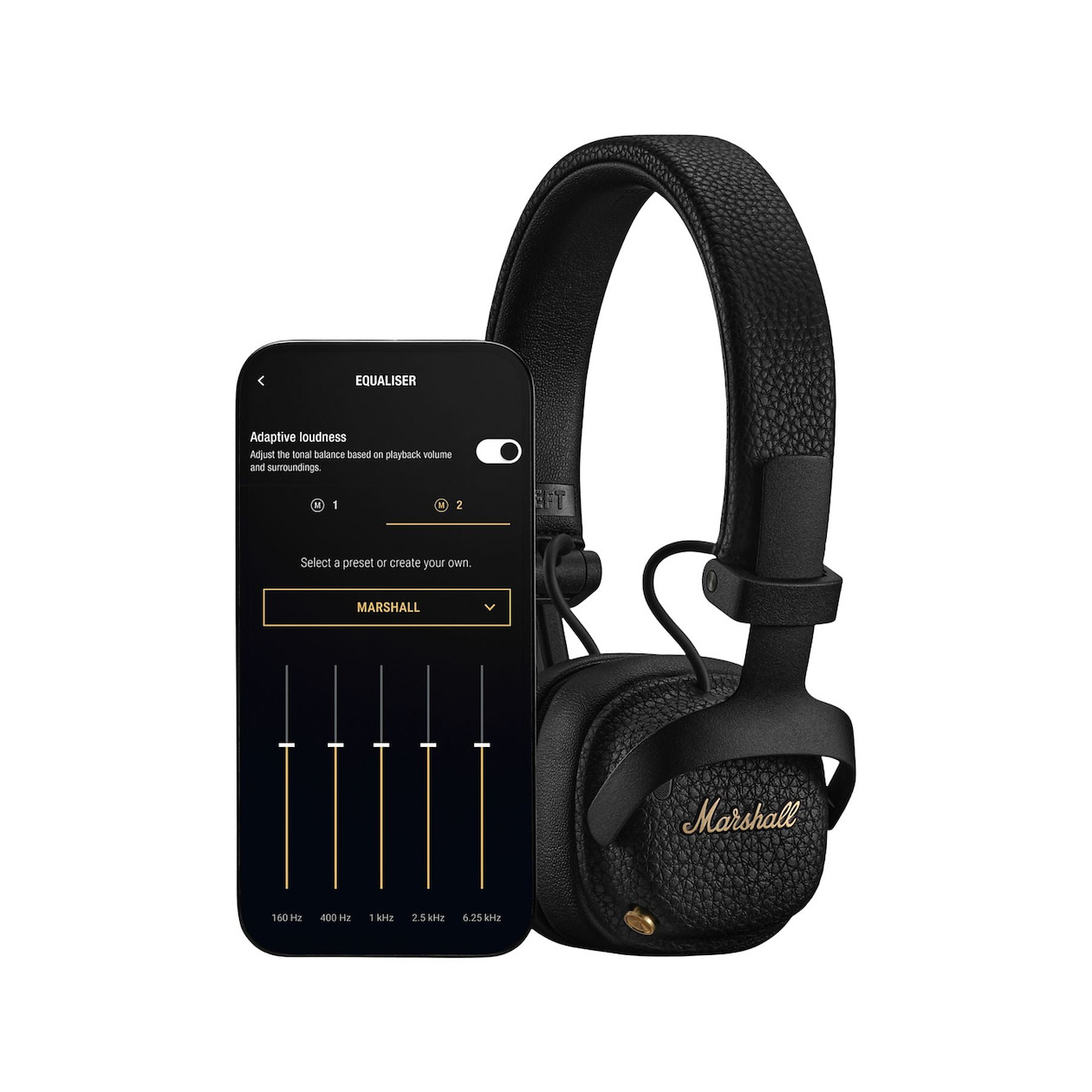 Marshall Milton ANC Over-ear hoofdtelefoon Zwart, foto 3