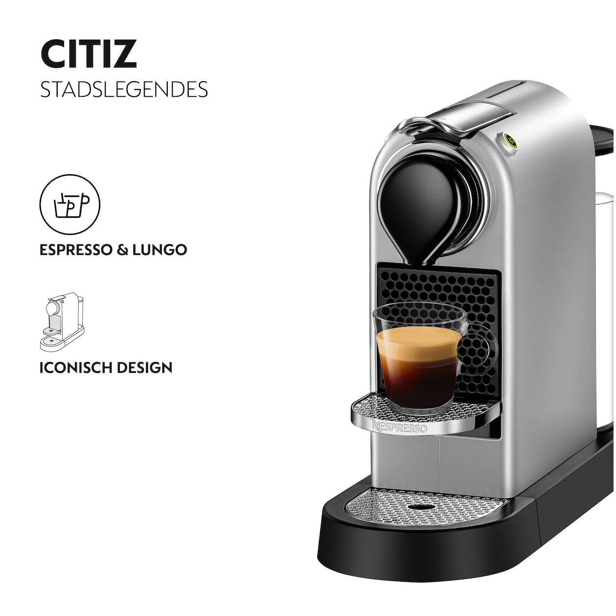 Krups Nespresso XN741B Nespresso Zilver, foto 3