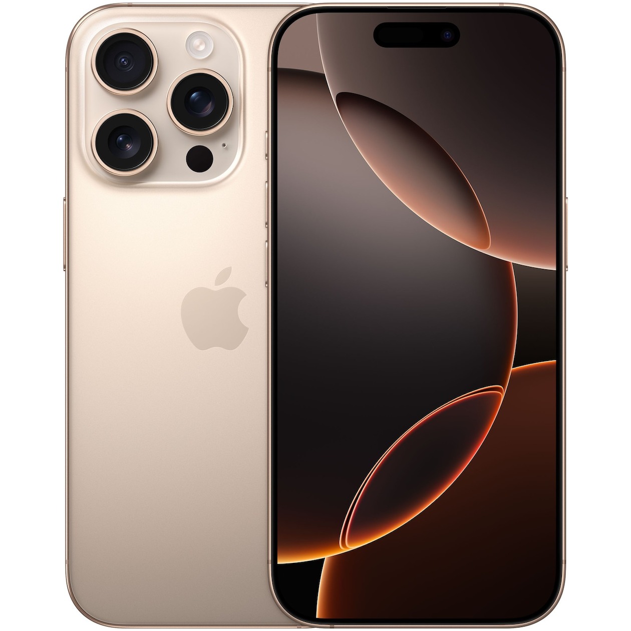 Apple iPhone 16 Pro 256GB Titanium Smartphone Bruin afbeelding