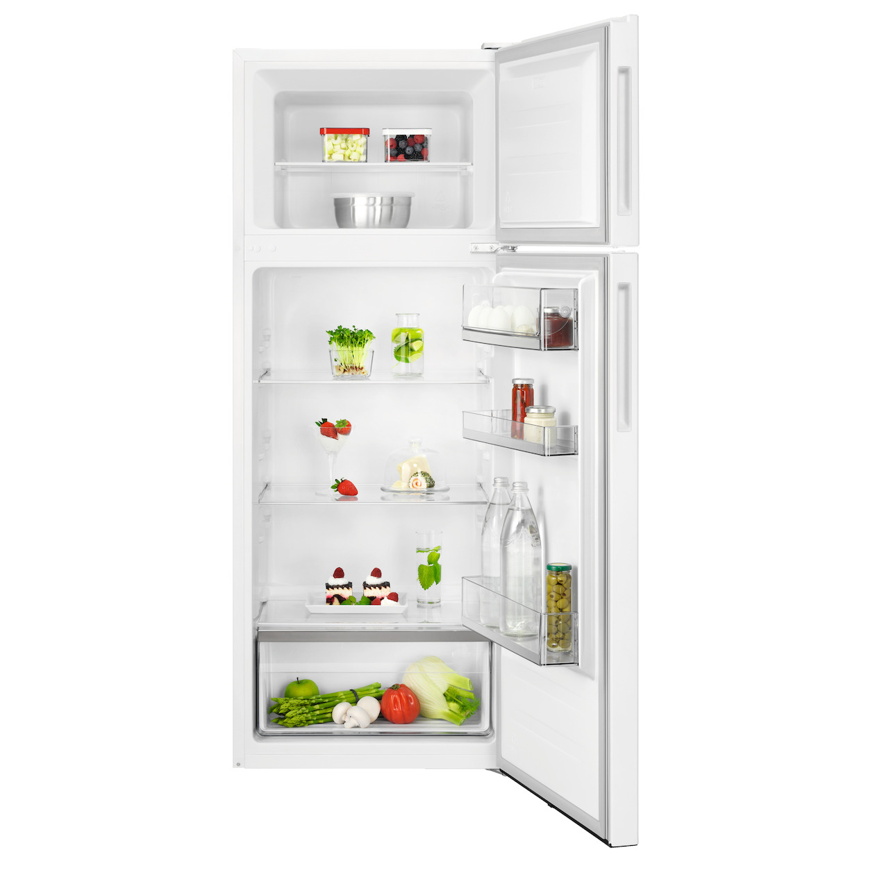 AEG RDS424E1AW Koel-vriescombinatie Wit afbeelding