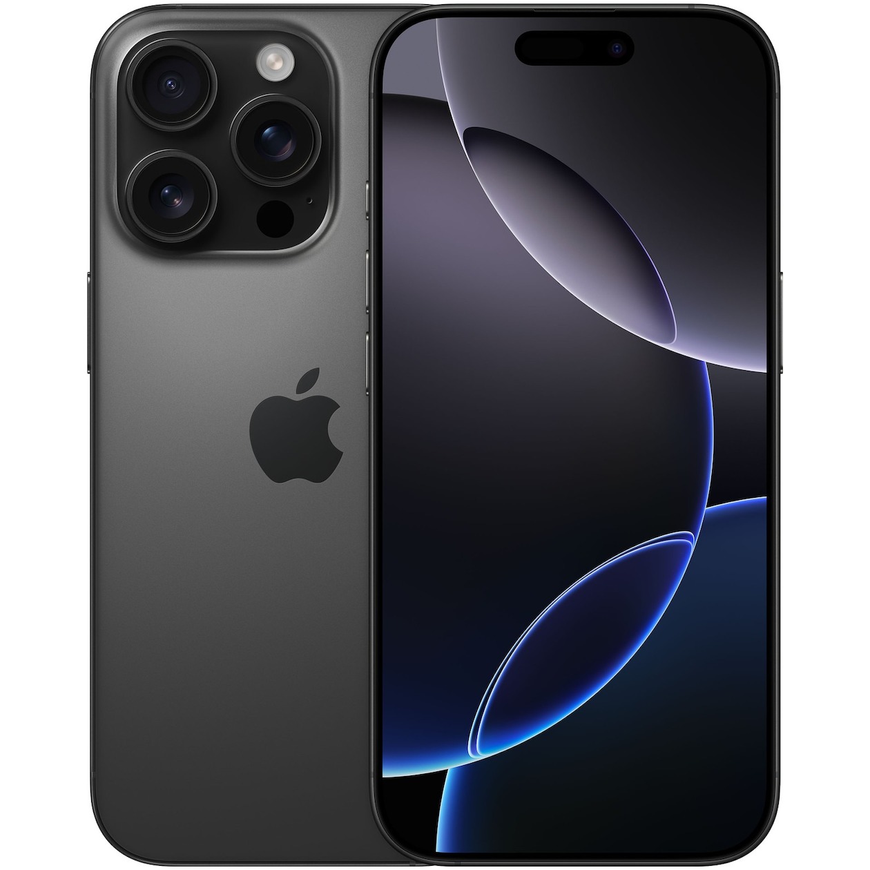 Apple iPhone 16 Pro 256GB Titanium Smartphone Zwart afbeelding