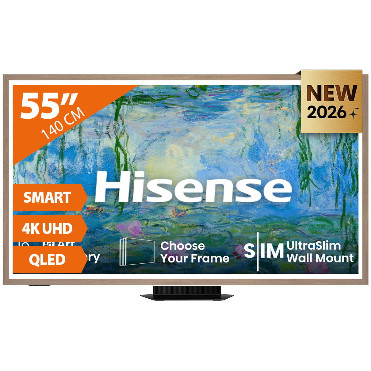 Hisense Canvas TV 55S7S (2026) - 55 inch - QLED TV
