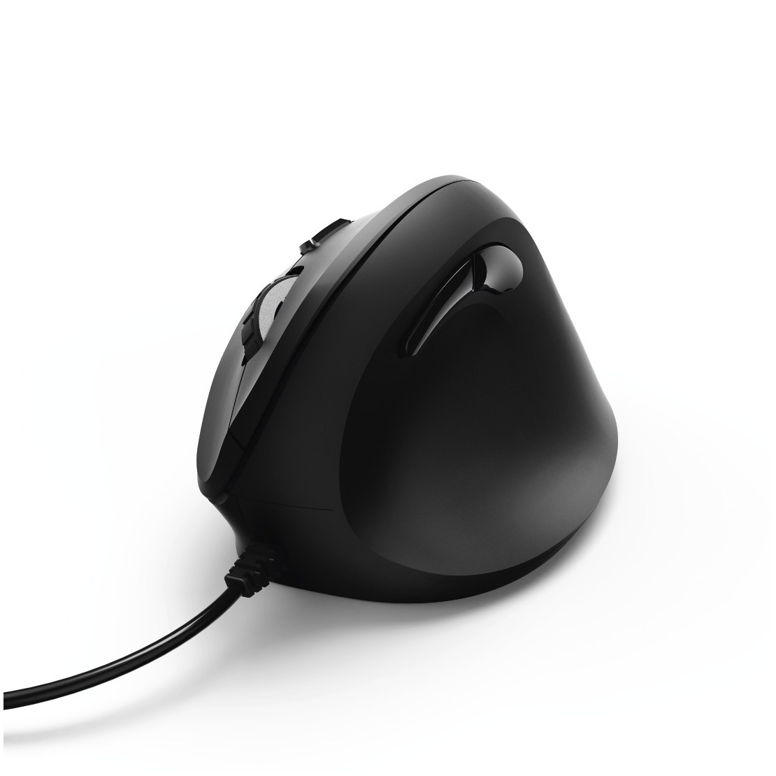 Hama Ergonomische muis EMC-500, met kabel Desktop accessoire Zwart afbeelding