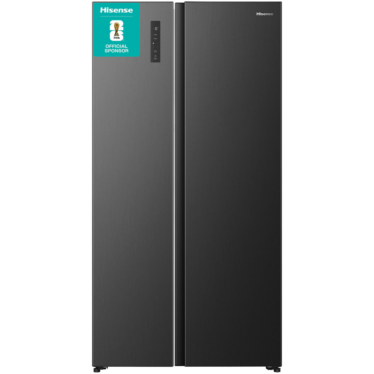 Hisense RS3P558NEFD Amerikaanse koelkast Zwart