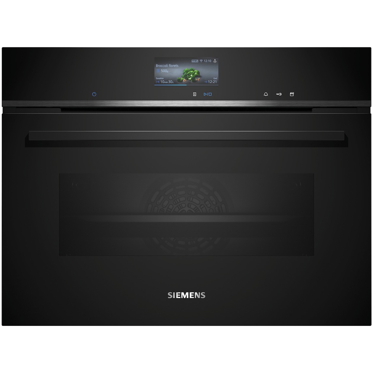 Siemens CS736G1B1 Inbouw combi stoomoven Zwart afbeelding