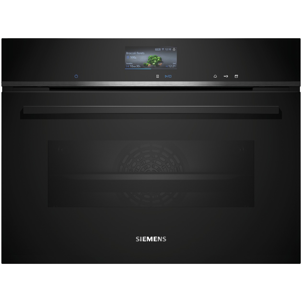 Siemens CS736G1B2 Inbouw combi stoomoven Zwart afbeelding