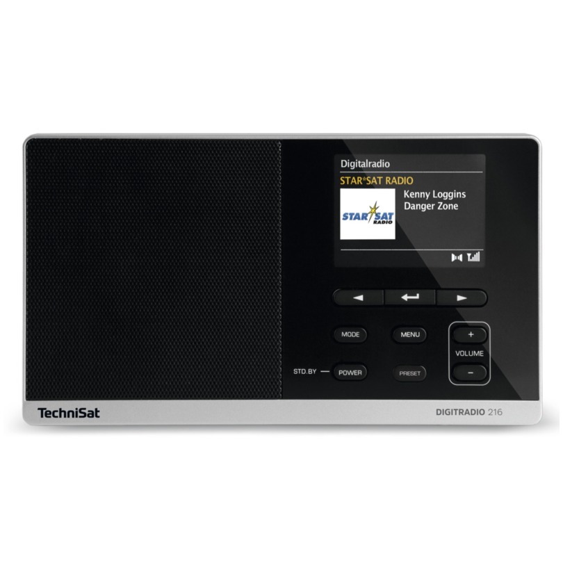 TechniSat Digitradio 216 Exclusief DAB radio Zwart afbeelding