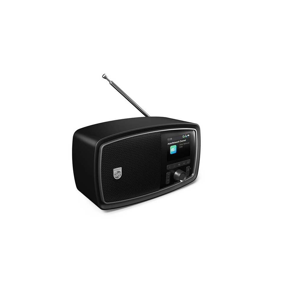 Philips The Janet - TAV2000DB/00 DAB radio Zwart, foto 3
