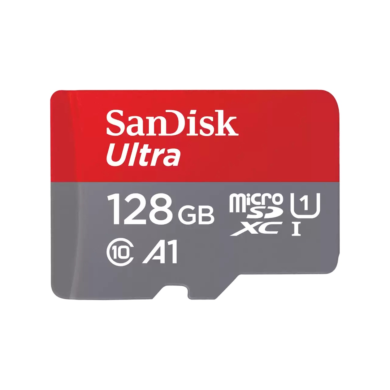 SanDisk MicroSDXC Ultra 128GB 140mb/s C10 - SDA UHS-I Micro SD-kaart Rood afbeelding