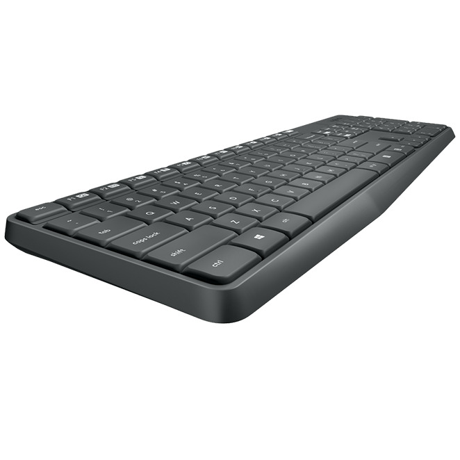 Logitech MK235 Draadloze Toetsenbord en Muis QWERTY Toetsenbord Zwart, foto 3