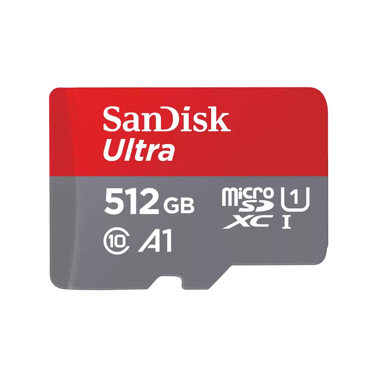 SanDisk MicroSDXC Ultra 512GB 150mb/s C10 - SDA UHS-I Micro SD-kaart Grijs afbeelding