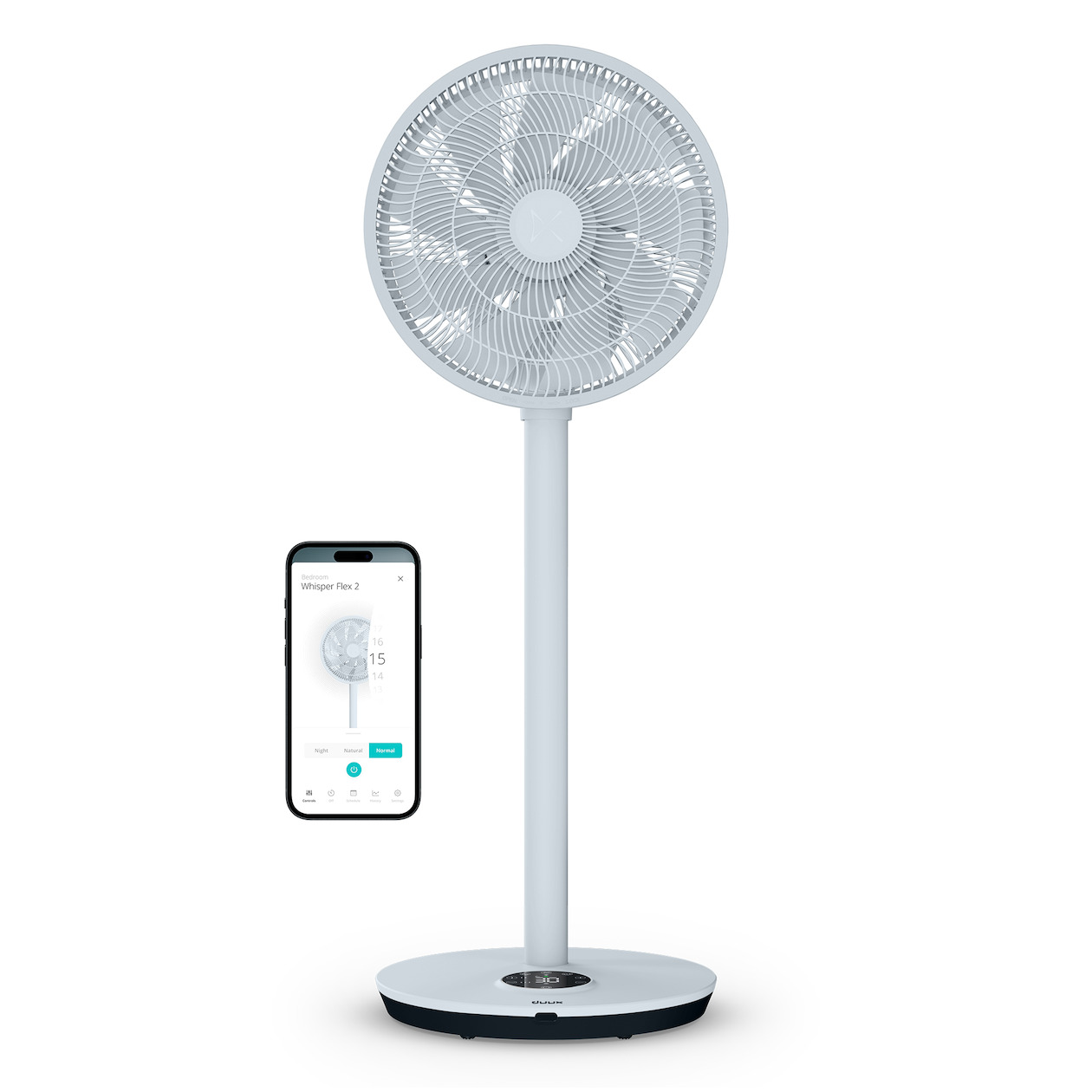 Duux Whisper Flex 2 Smart DXCF105 Vloerventilator Blauw
