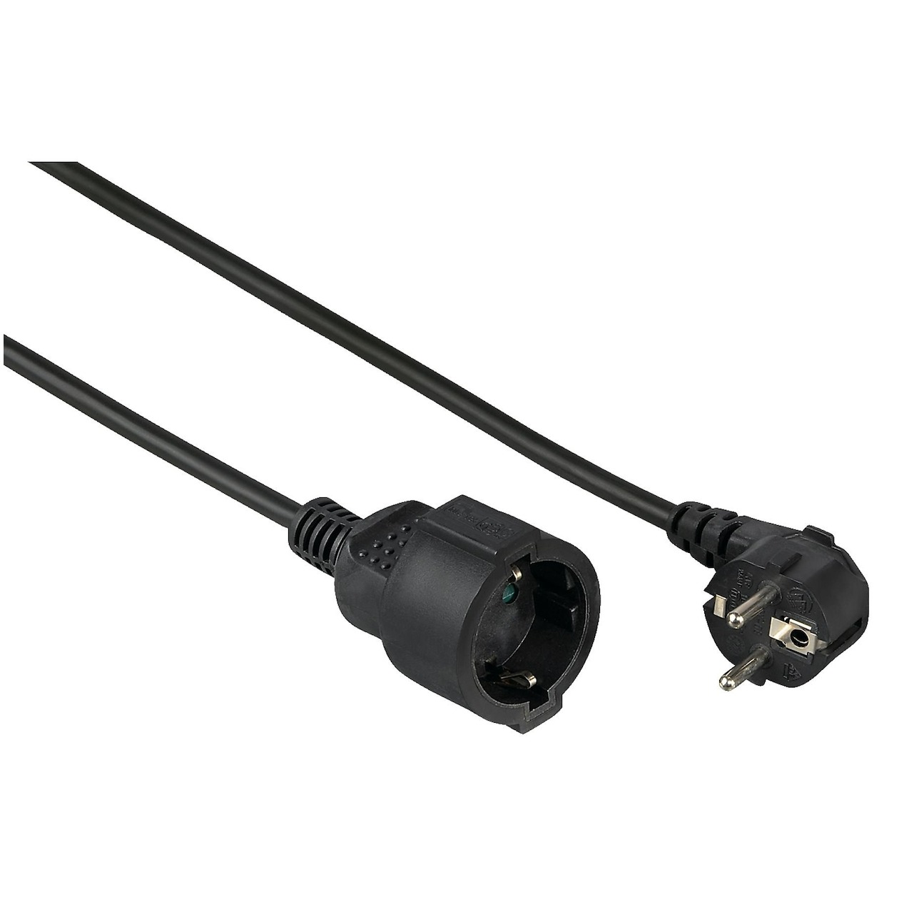 Hama Verlengsnoer Pro 3m Kabel Zwart afbeelding