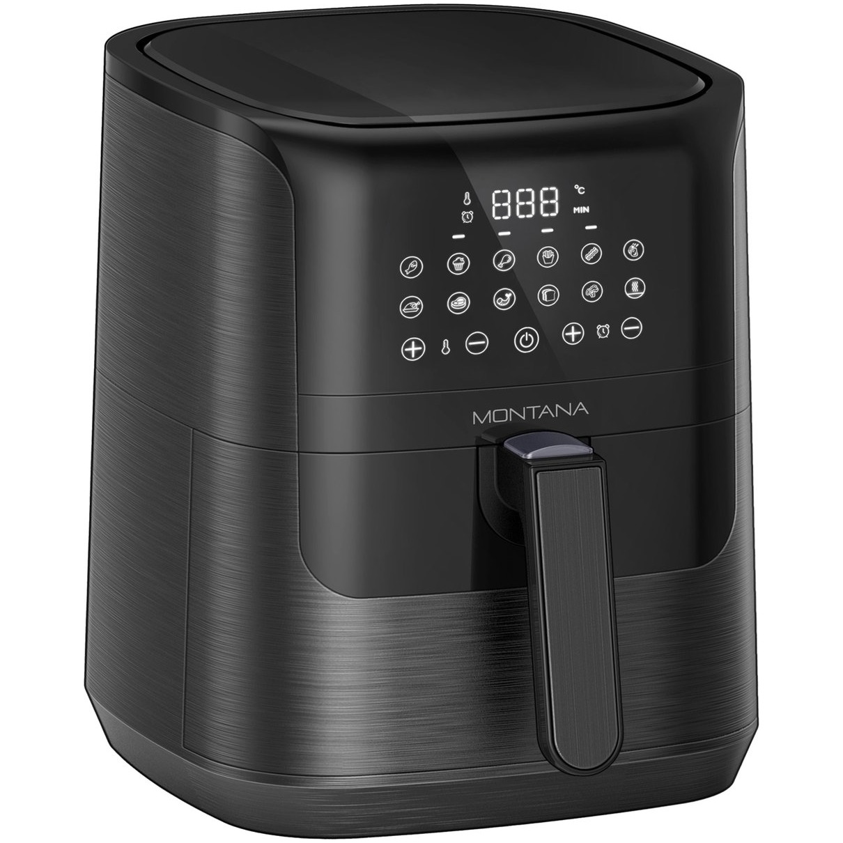 Montana MF-300 Compact Airfryer Zwart afbeelding
