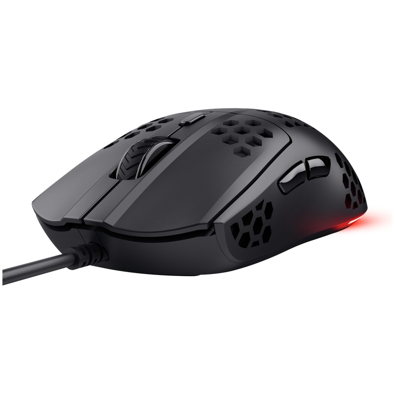 Trust GXT928 HELOX LIGHTWEIGHT Muis Zwart afbeelding