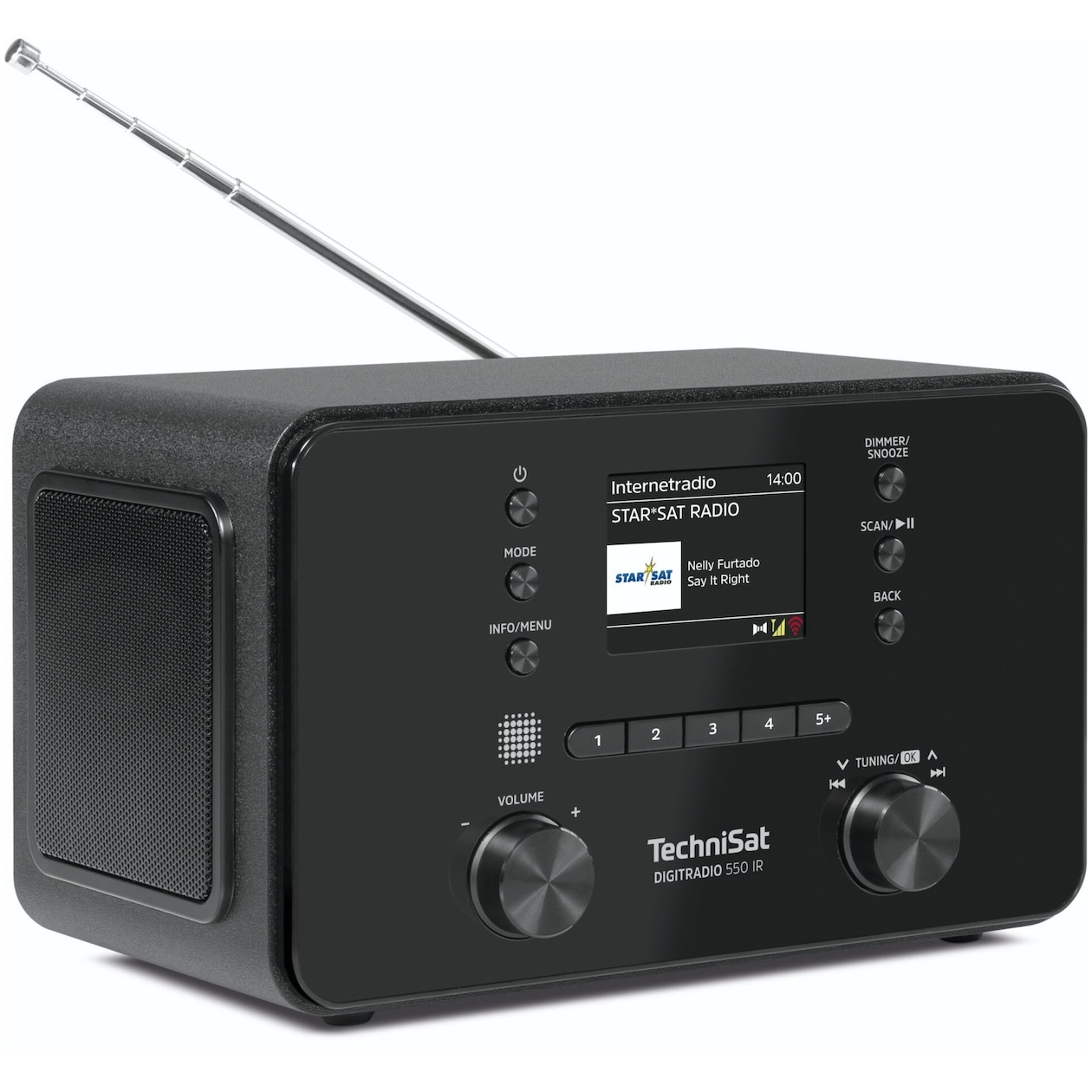 TechniSat Digitradio 550 IR DAB radio Zwart afbeelding
