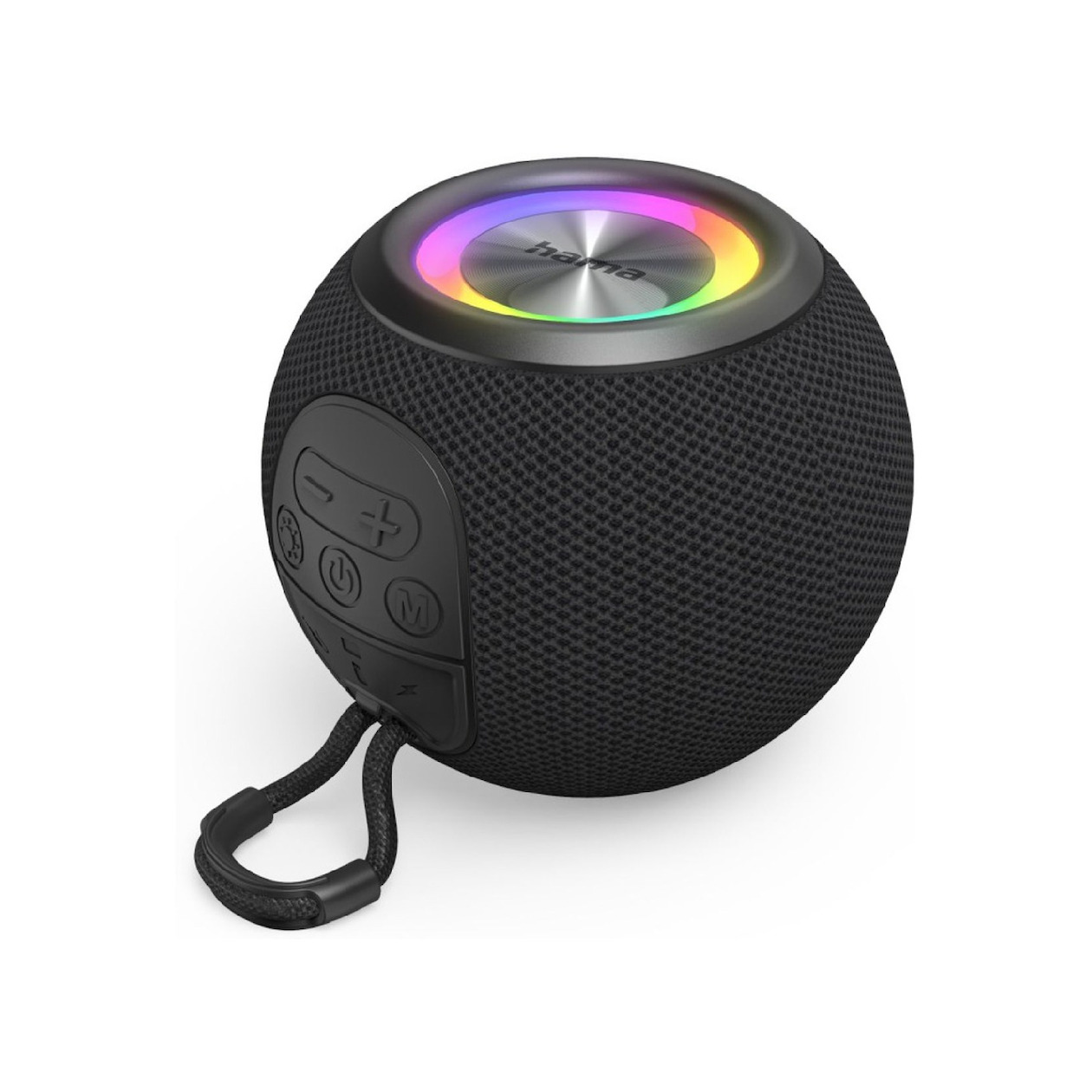 Hama Ball Shape 5 Light Modes 5W Bluetooth speaker Zwart afbeelding