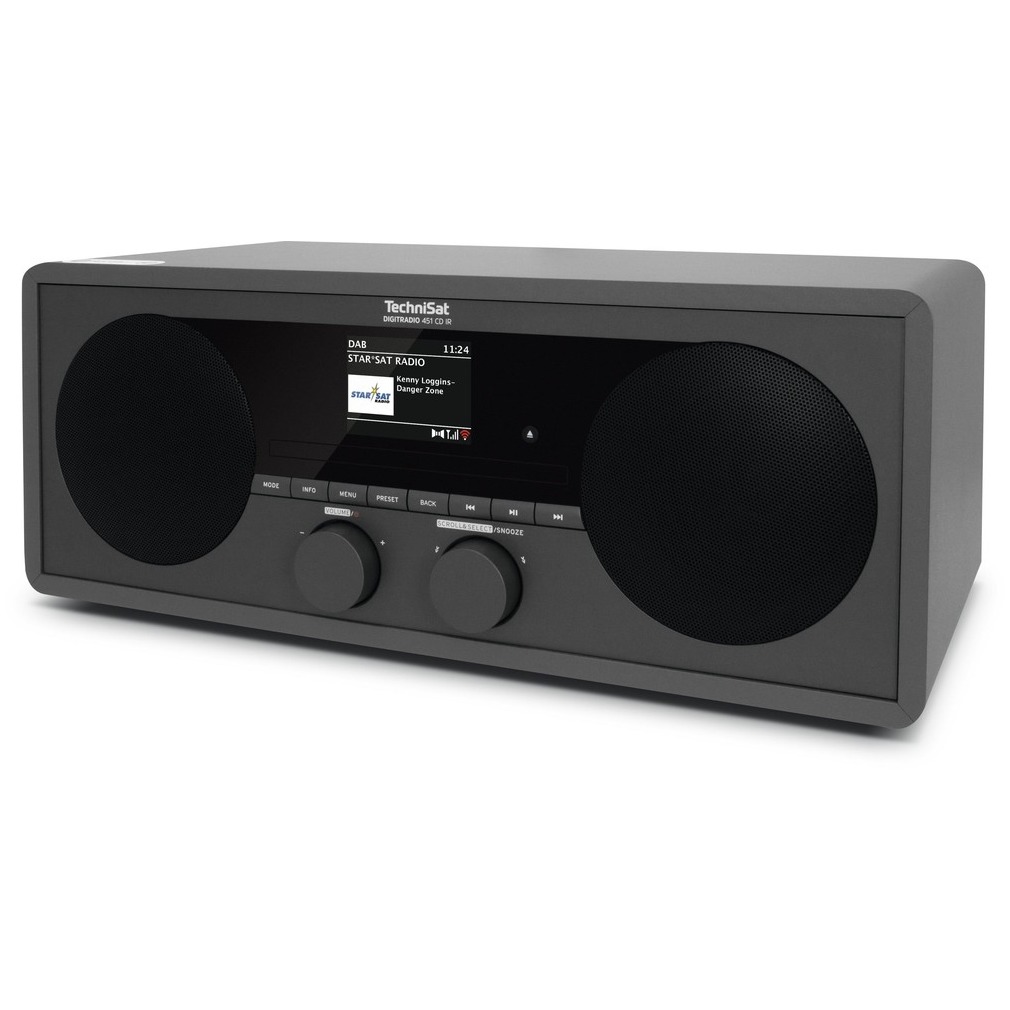 TechniSat Digitradio 451 CD IR Hybride radio Zwart afbeelding