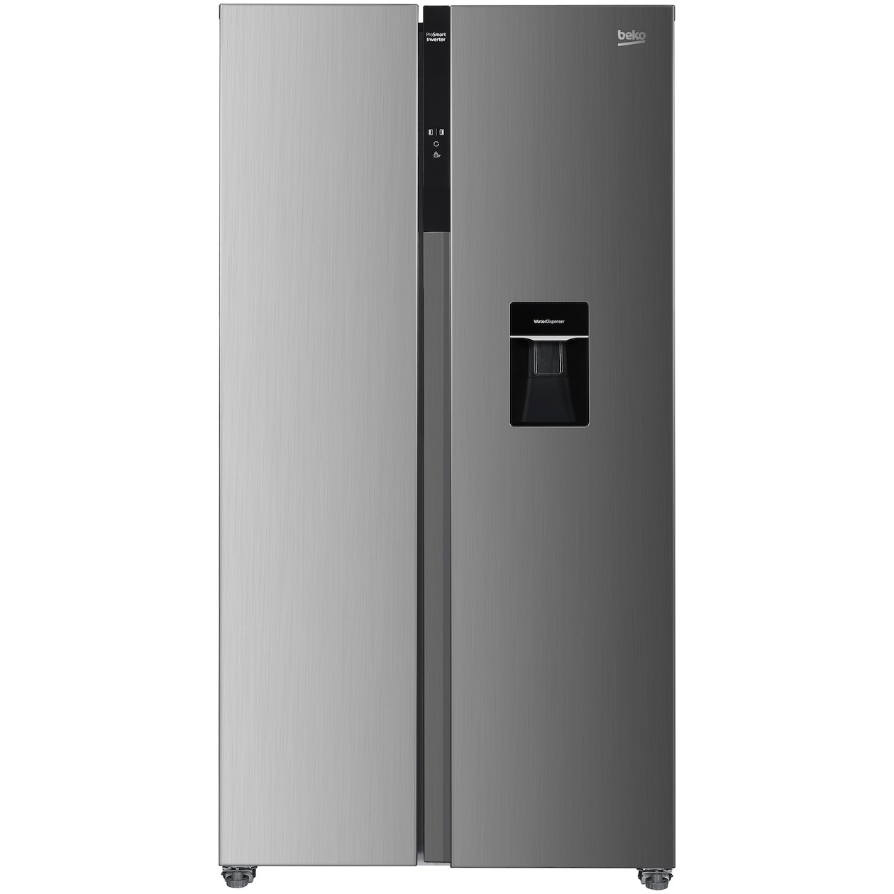 Beko GNO5322WDXPN Amerikaanse koelkast Zilver afbeelding