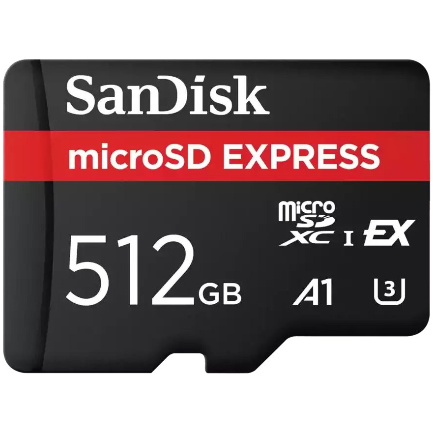 SanDisk MicroSDexpress Gameplay 512GB 880mb/650mb/s Micro SD-kaart