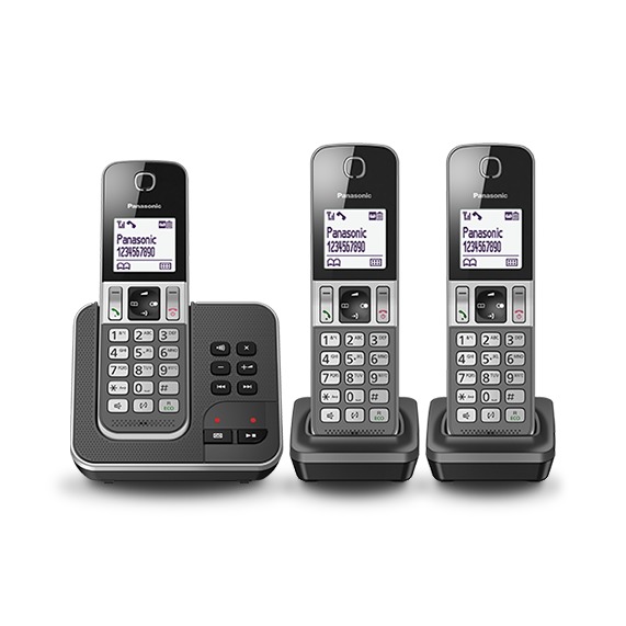 Panasonic KX-TGD323 Huistelefoon Grijs afbeelding
