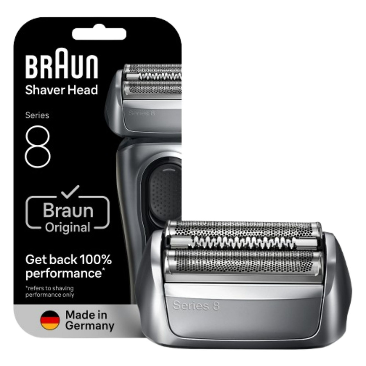 Braun Cassette series 8 Scheerhoofden Zilver