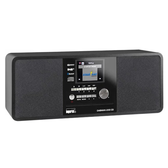 Imperial DABMAN i200 CD Hybride radio Zwart