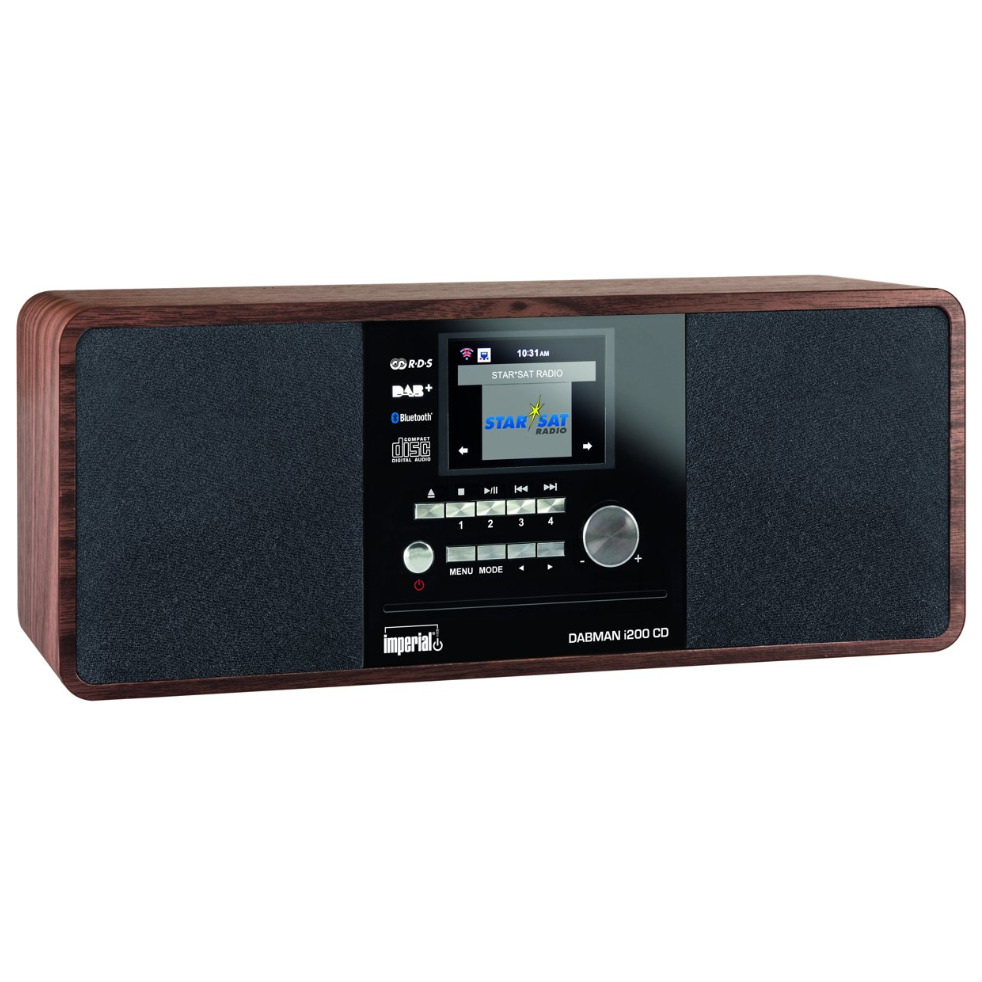 Imperial DABMAN i200 CD Hybride radio Bruin