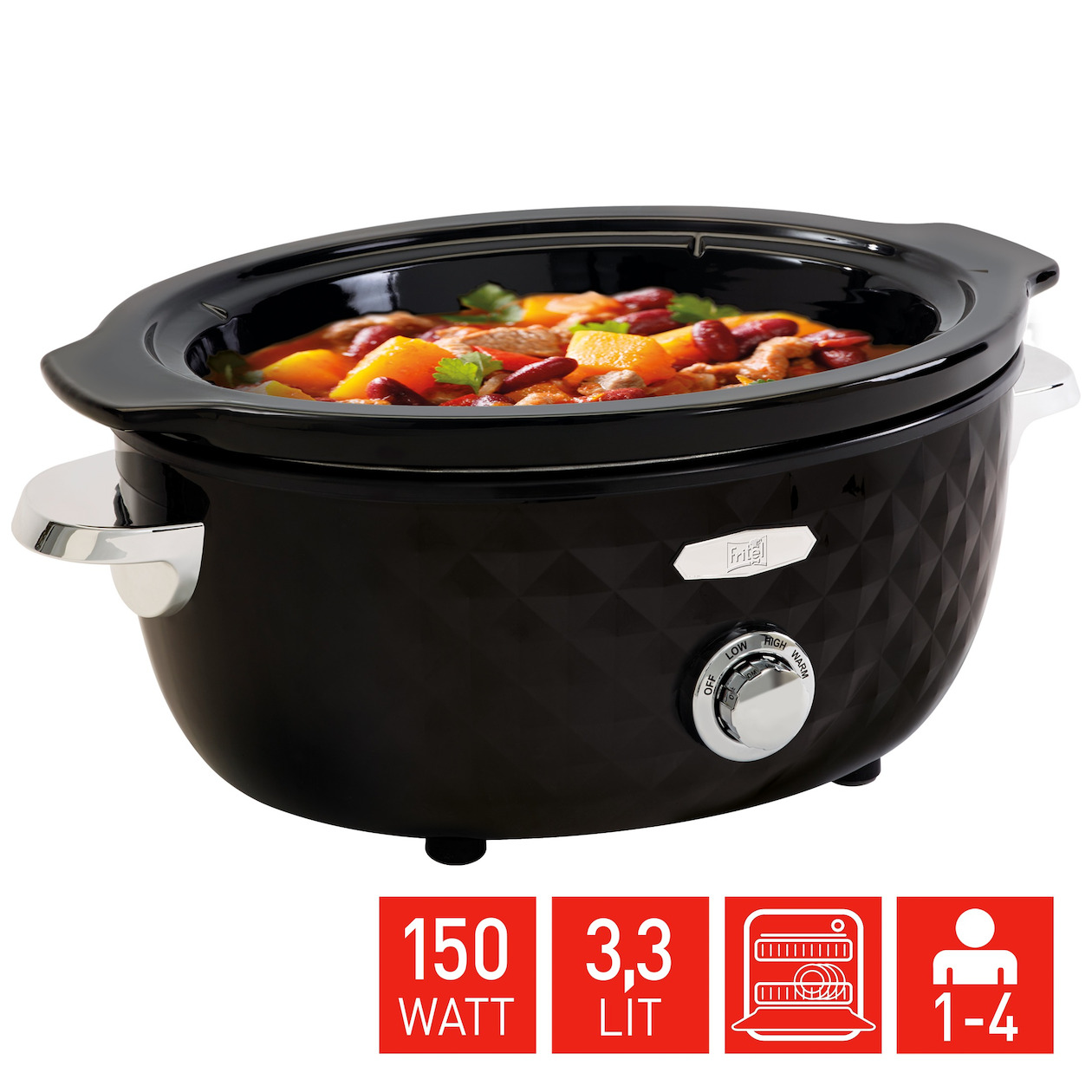 Fritel SC 2090 Slowcooker Zwart