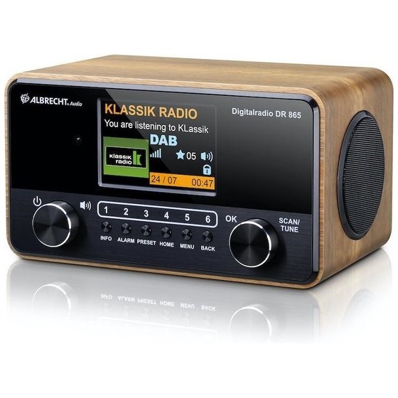 Albrecht DR 865 Senior DAB radio Zwart afbeelding