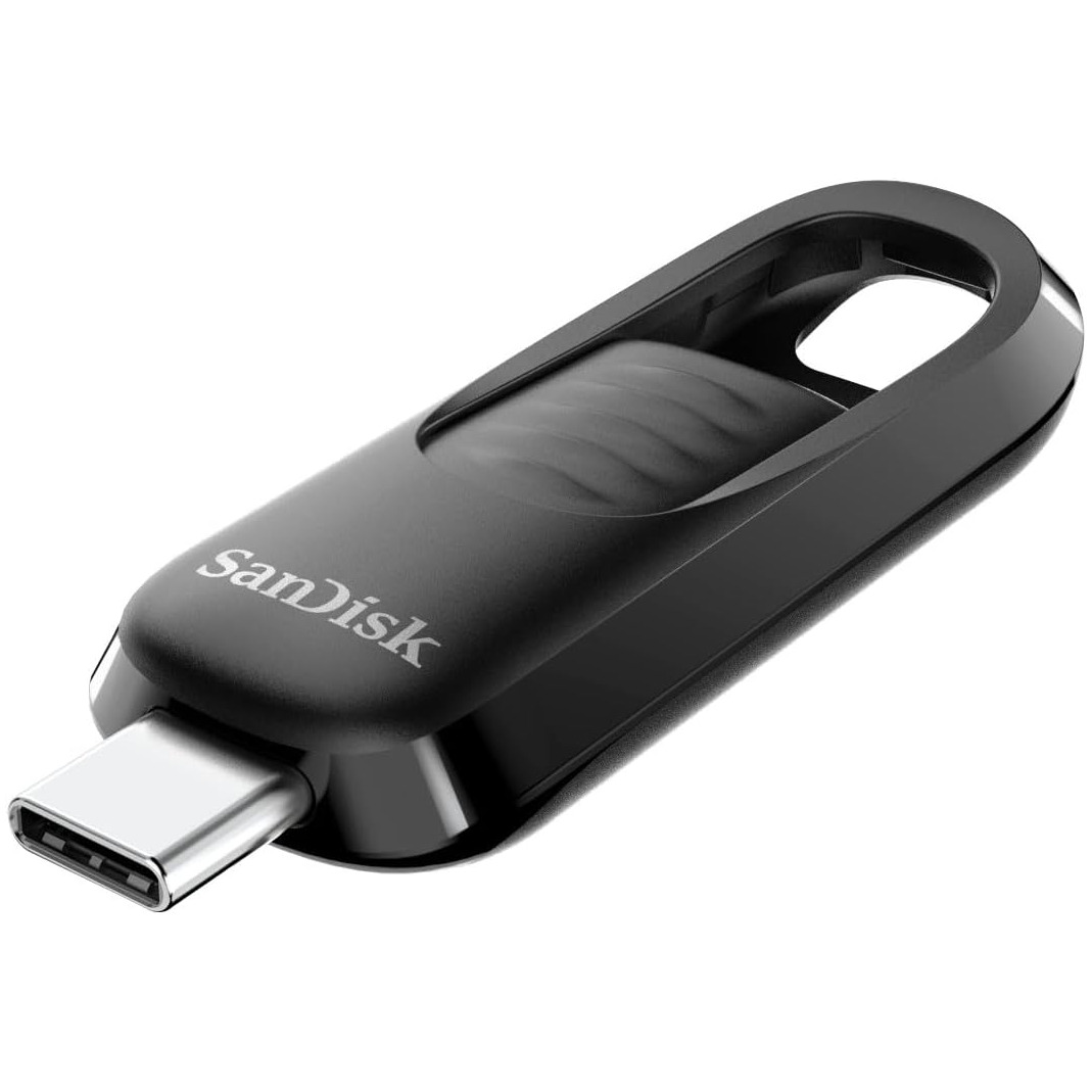 SanDisk Ultra Slider 512GB USB 3.2 Gen 1 400 MB/s USB-sticks Zwart
