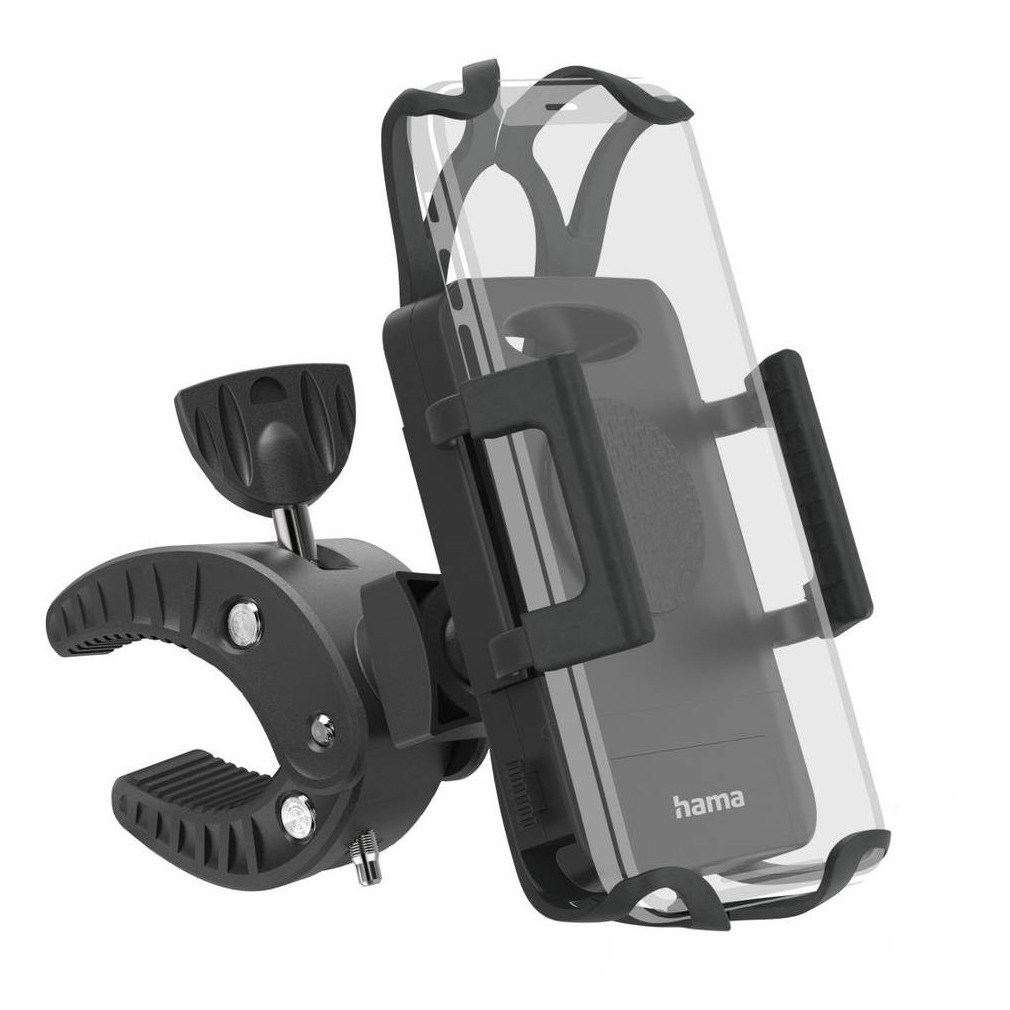 Hama Smartphonehouder fiets 50-90mm 360ø roteerbaar Telefoonhouder afbeelding