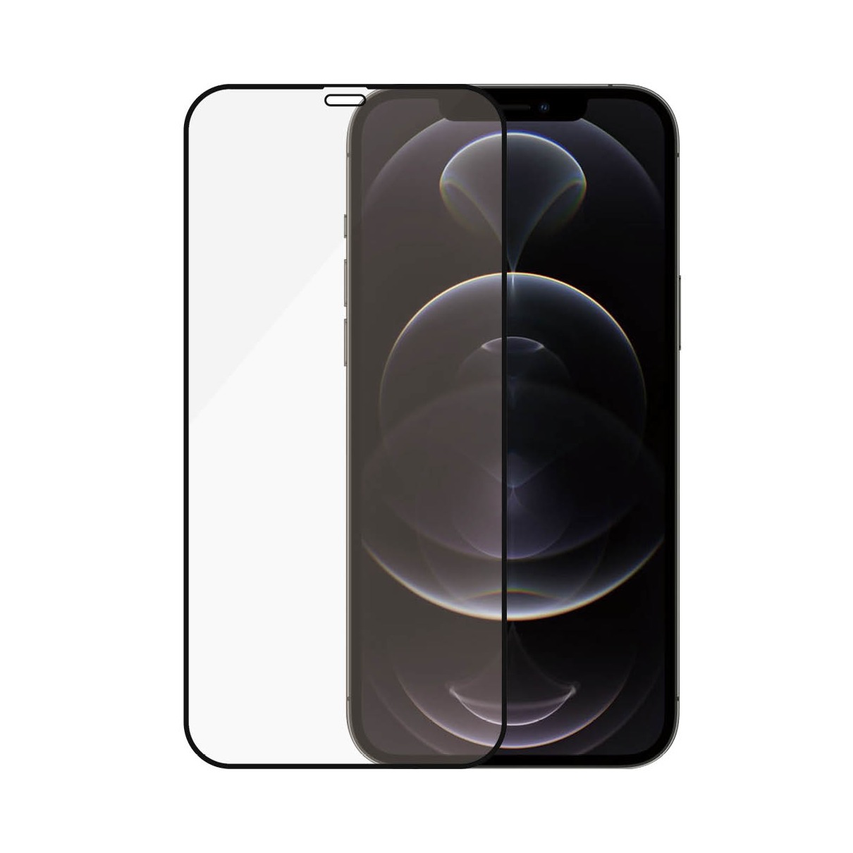 Panzerglass Apple iPhone 12/12 Pro Case Friendly AB Smartphone screenprotector Zwart afbeelding