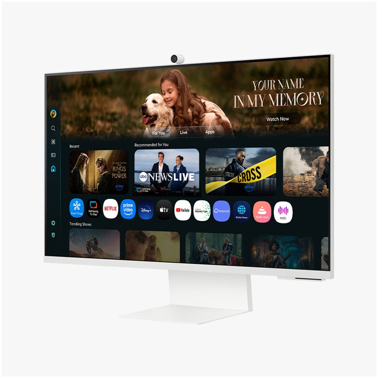 Samsung Smart Monitor M8 M80F 4K LS32FM801UUXEN Monitor Wit, foto 3