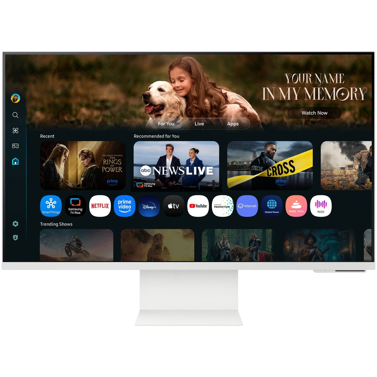 Samsung LS32FM801UUXEN Monitor afbeelding