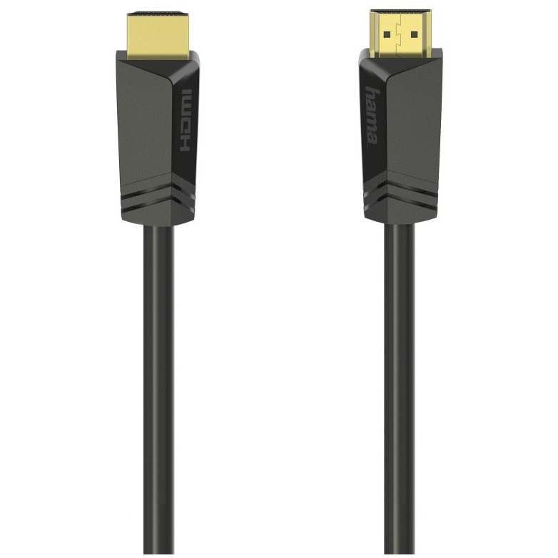 Hama High speed HDMI-kabel, connector - connector, 4K, ethernet, verguld 7,5 m HDMI kabel afbeelding