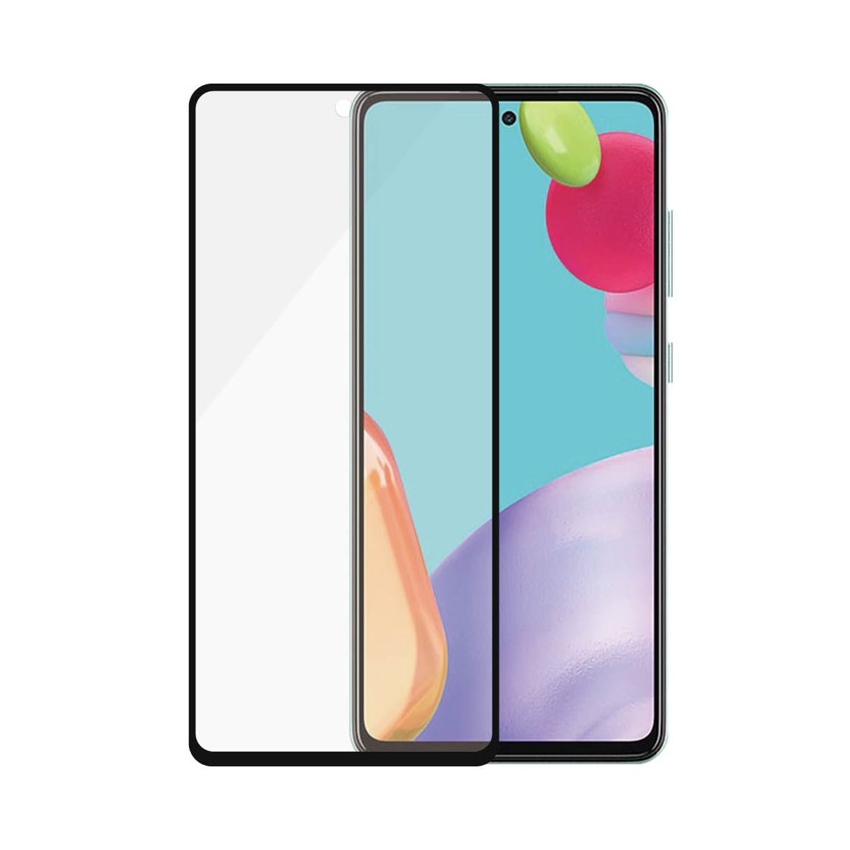 Panzerglass Samsung Galaxy A52/A52 5G Case Friendly Smartphone screenprotector Zwart afbeelding