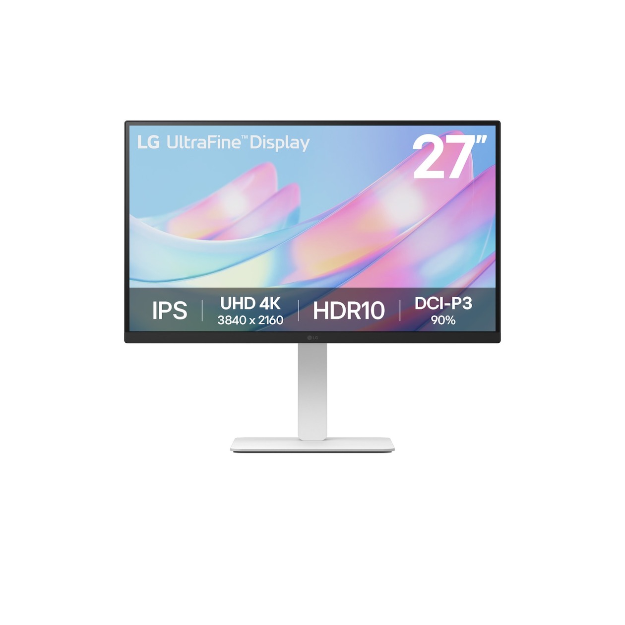 LG UltraFine 27US550-W Monitor Wit afbeelding