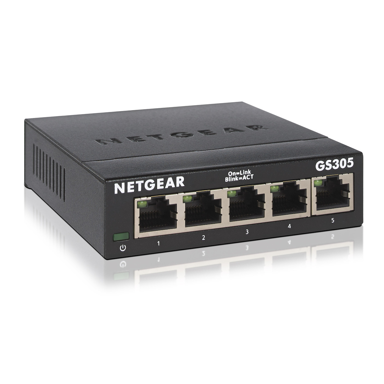 Netgear GS305-300PES Switch Zwart afbeelding