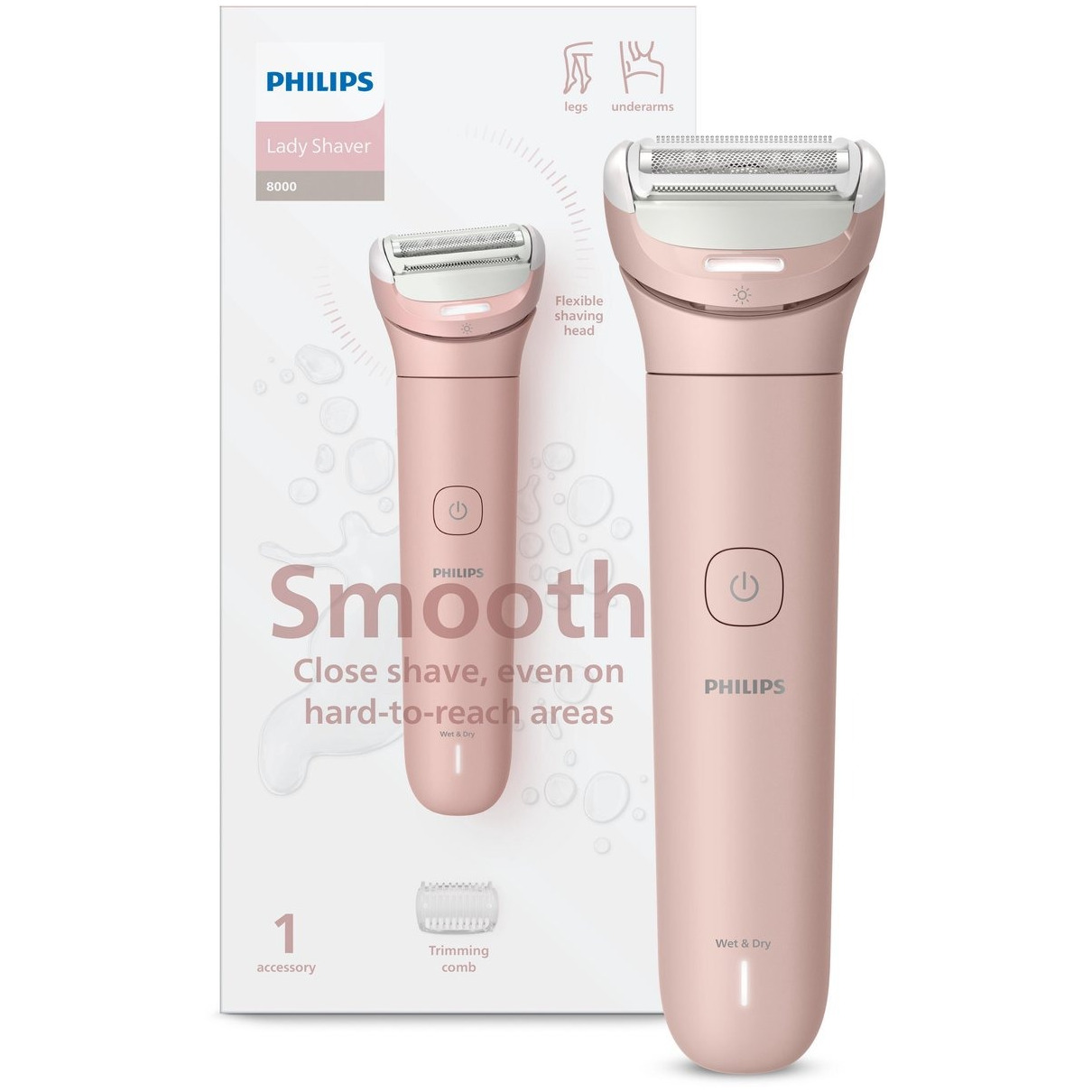 Philips BRL129/00 Ladyshave Roze, foto 3